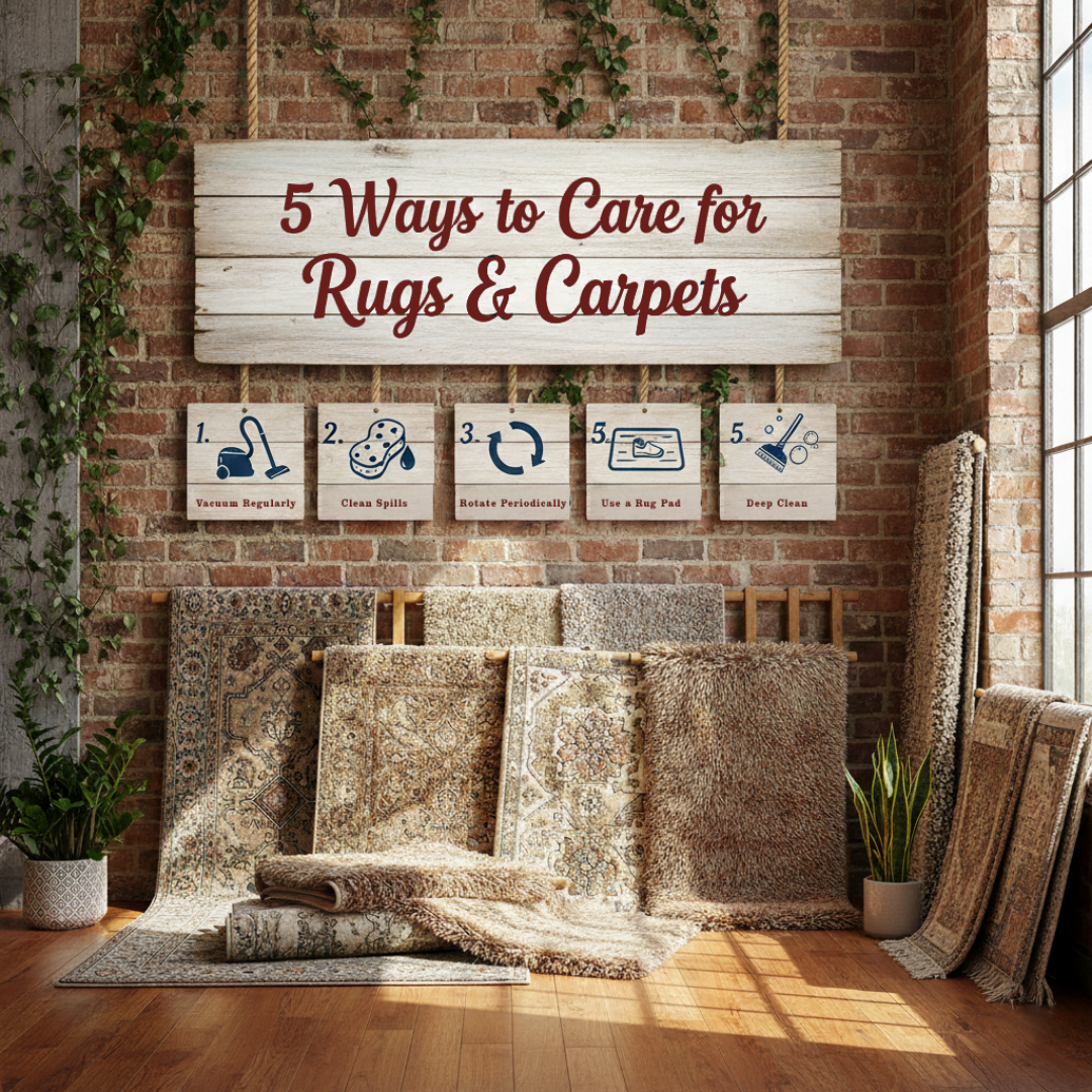 5 Ways to Care for Rugs & Carpets
