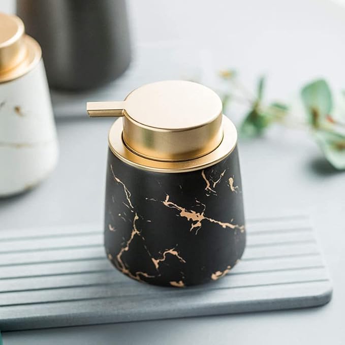 Modern Hotel Luxury Ceramic Soap Dispenser (W)