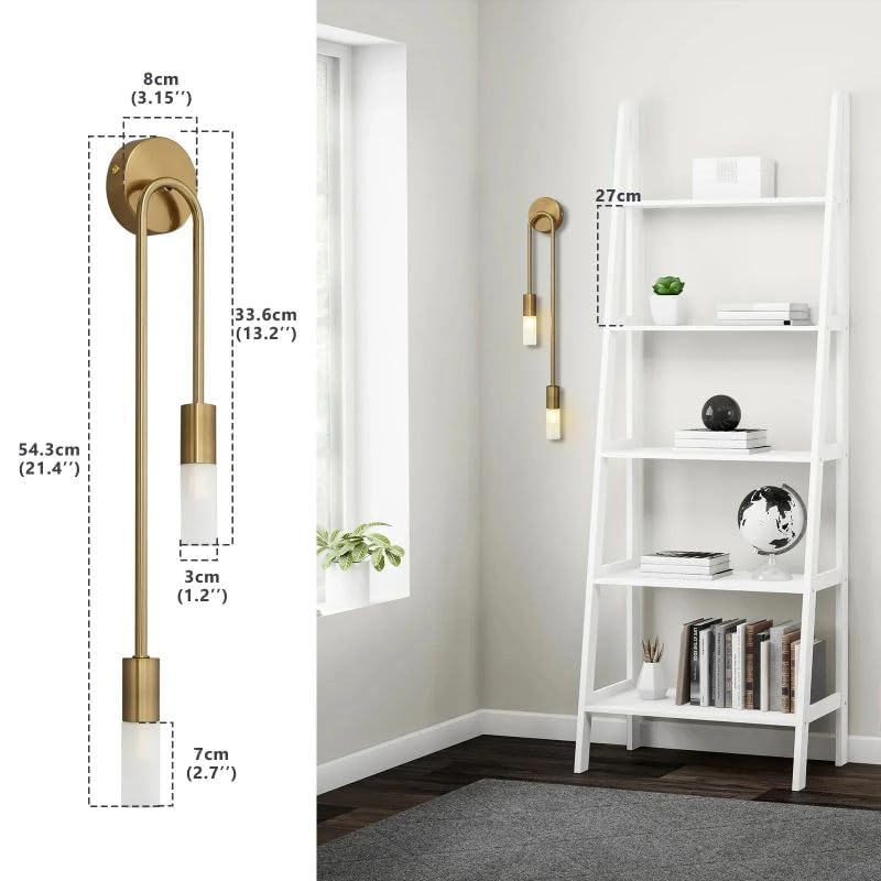 Aurelian Twin Glow Modern Wall Light - 8in * 21.4in (J)