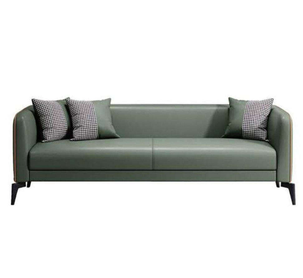 Callista Asymmetric Curved Bouclé 2-Seater Sofa (1800mm) - (NO)