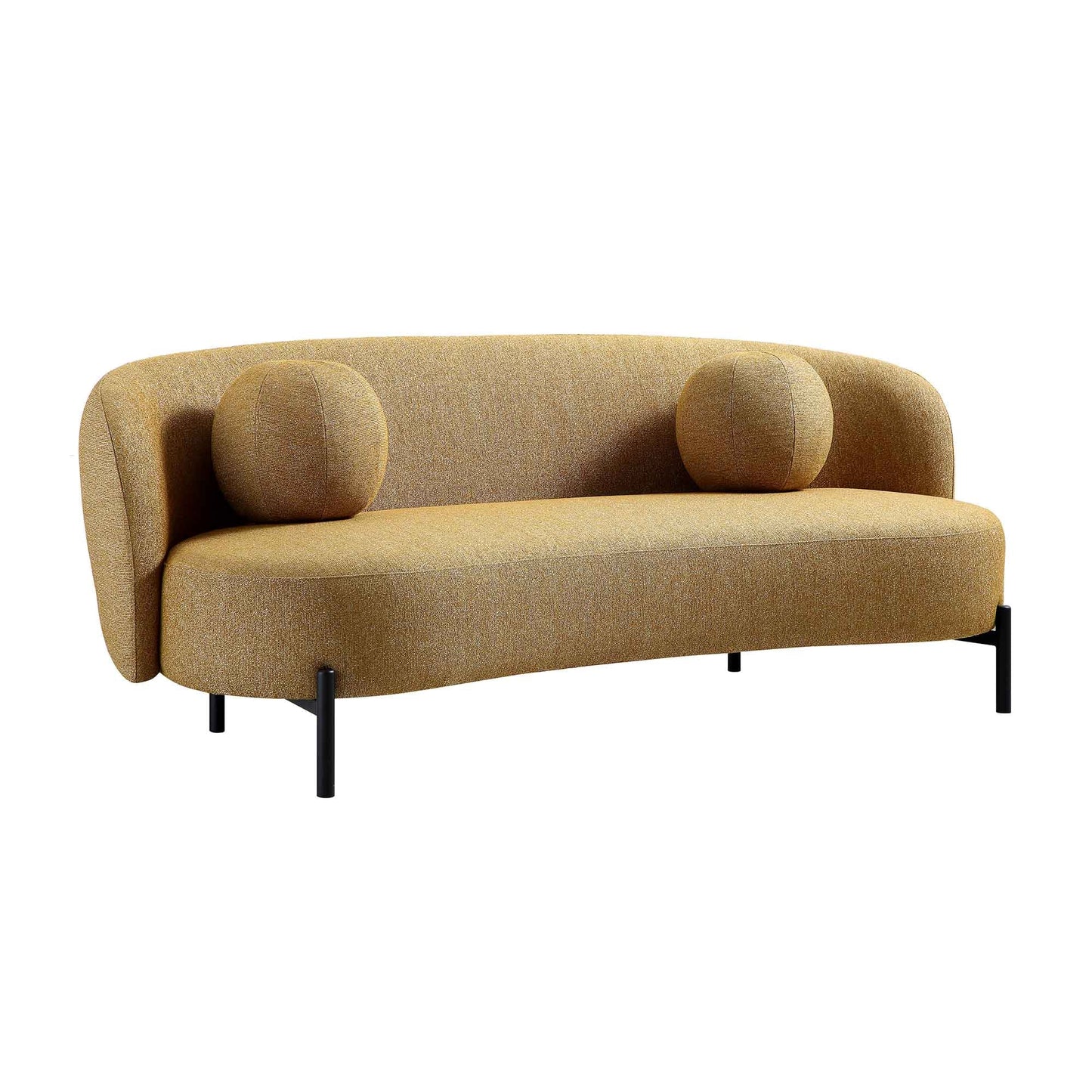 Jaba 3-Seater Upholstered Sofa W 192 x D 94 x H 78 cm - (OT)