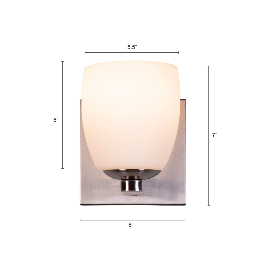 Lumina Modern Tapered Sconce Wall Light - 6in * 7in (J)