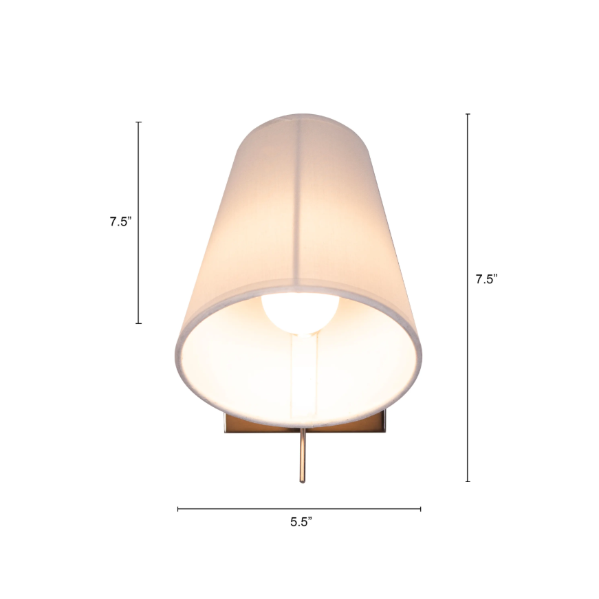Nova Arc Globe Wall Light - 8in * 12in (J)