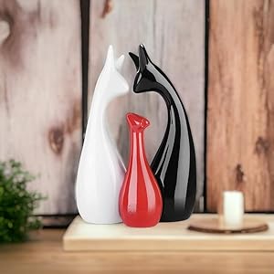 Deer Family Glossy Showpiece Set - (MVS)