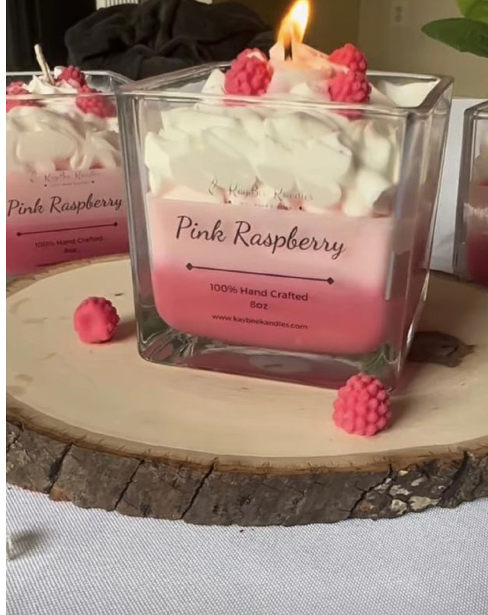 Pink Raspberry Candle (TCA) Urban Nivasa