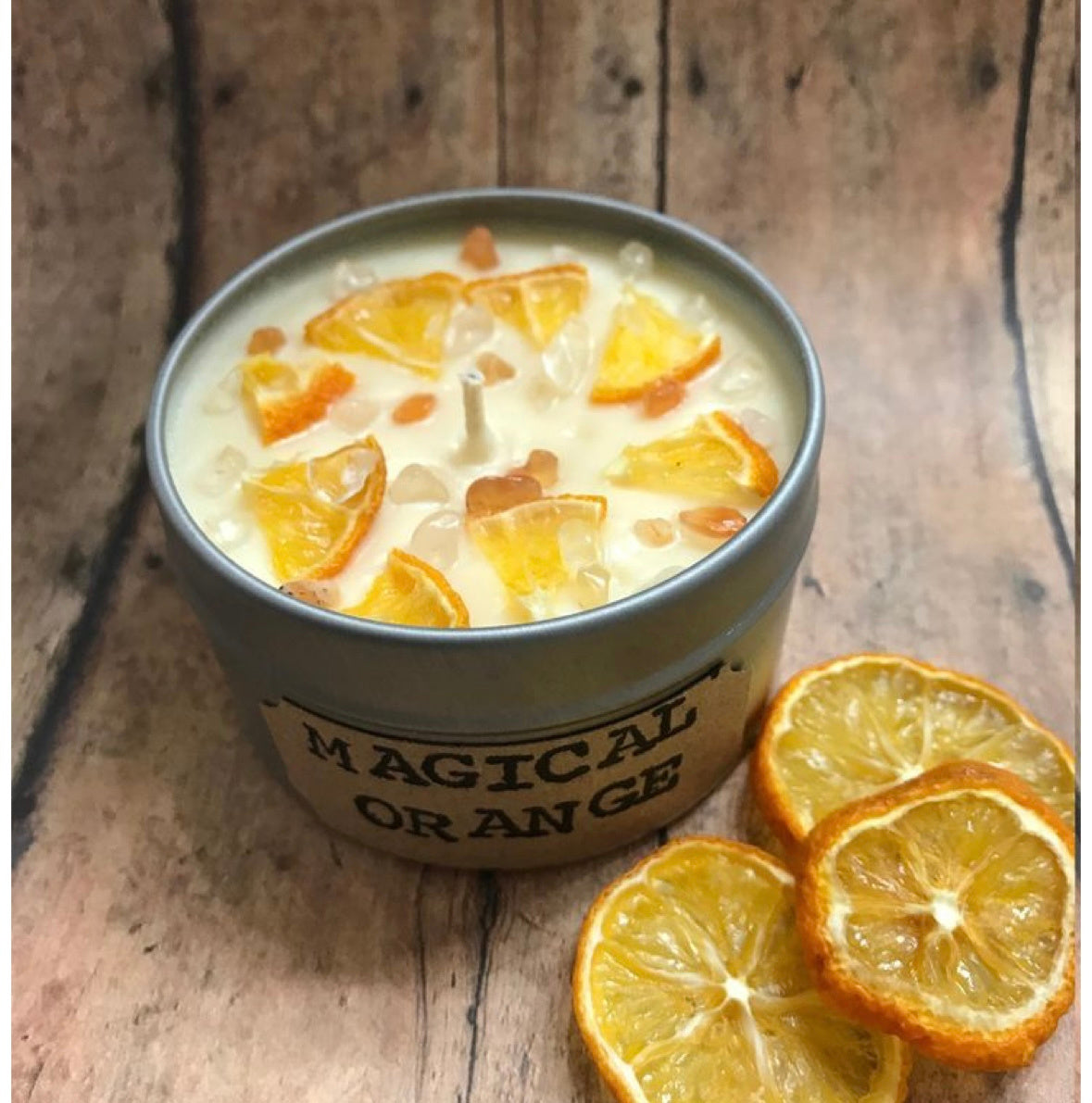 Orange & Ice Candle - 2.25 * 3.5in (TCA)