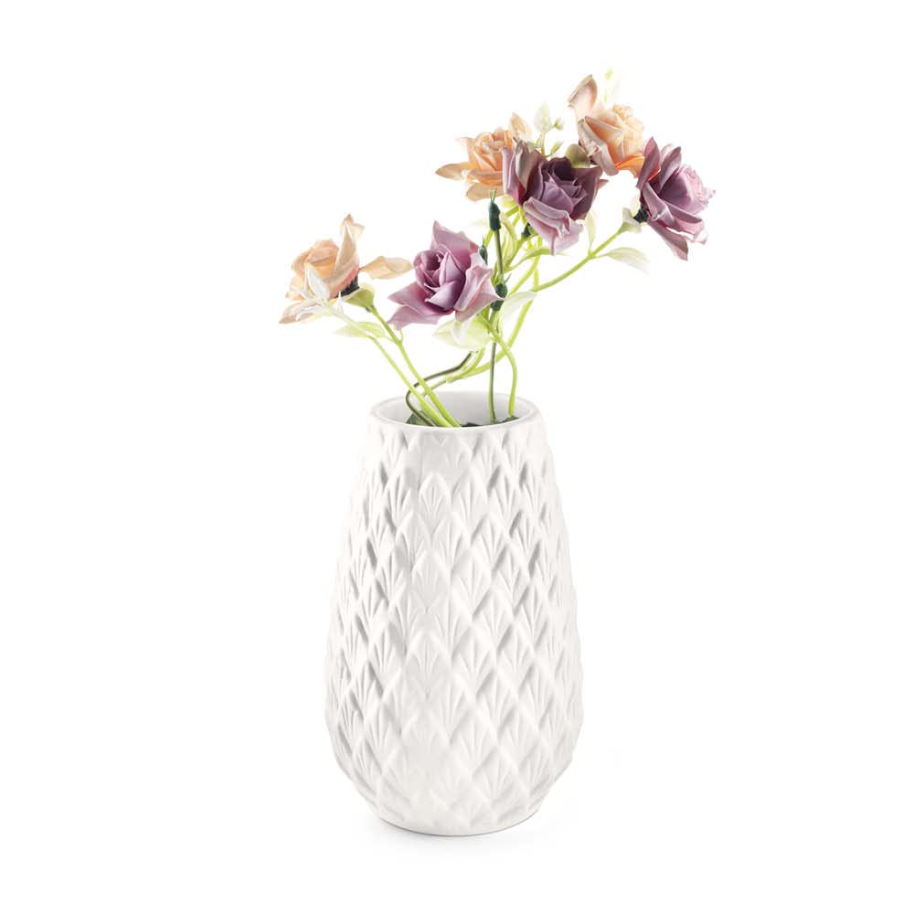 Textured Ceramic Pineapple Vase - (MVS)