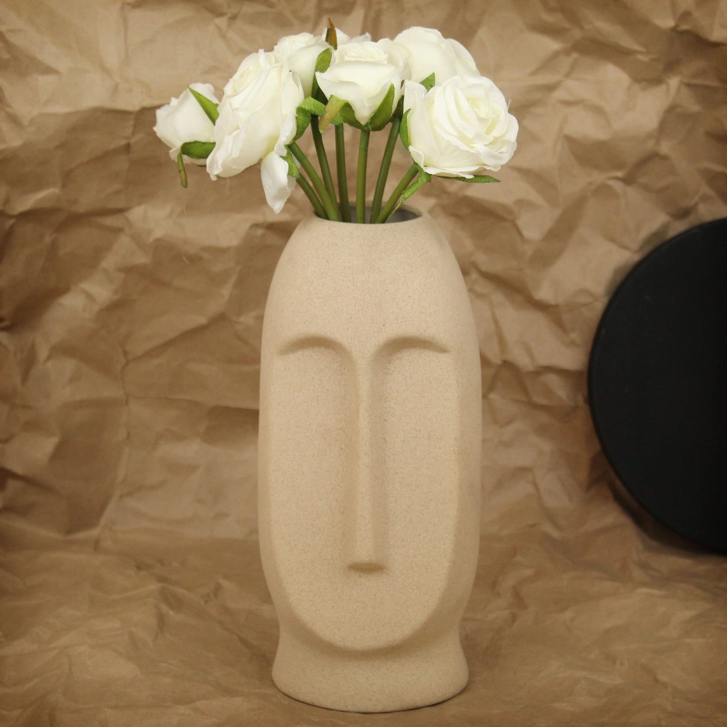 Artisan Rough Face Vase - (MVS)