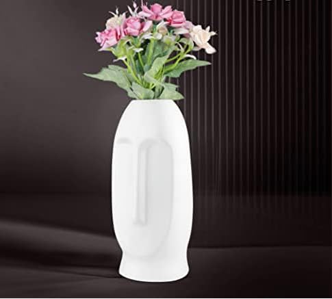 Abstract Face Glossy Vase - (MVS)