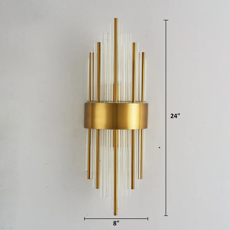 Zenith Arch Double Pillar Wall Light - 8in * 24in (J)