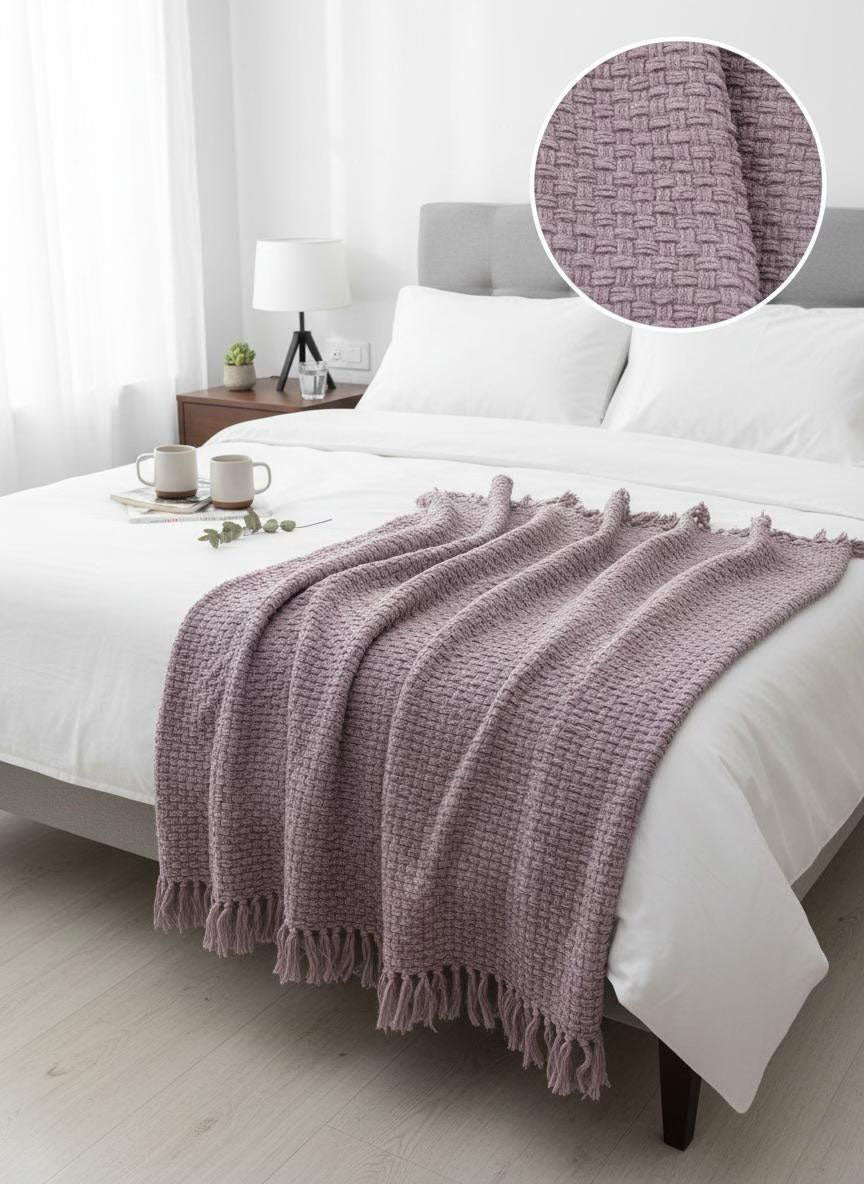 Bubble Textured Lightweight Throws - 50*60 inches (TFB)