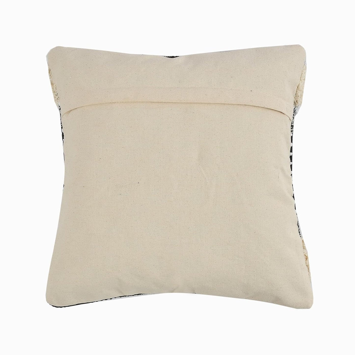Terracotta Diamond Hand-Tufted Cushion Covers - 16*16 inches Set of 2 (TFB)