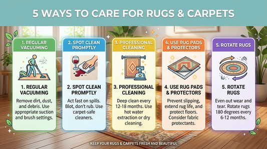 5 Ways to Care for Rugs & Carpets