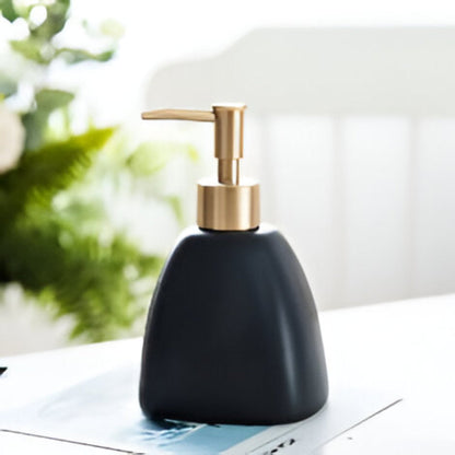 Minimalist Ceramic Soap Dispenser (W)