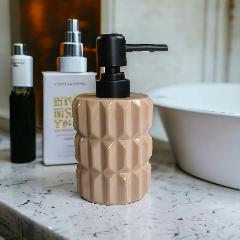 Gridline Ceramic Soap Dispenser (W) Urban Nivasa