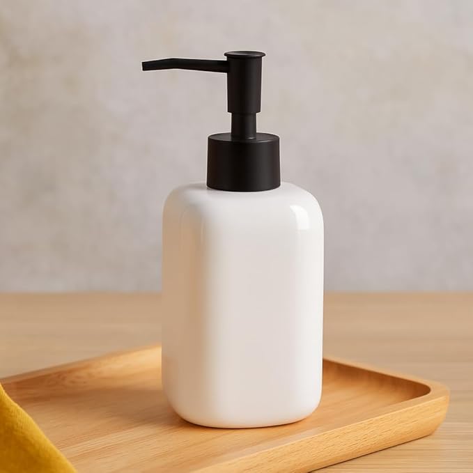 Apex Matte Ceramic Soap Dispenser (W) Urban Nivasa