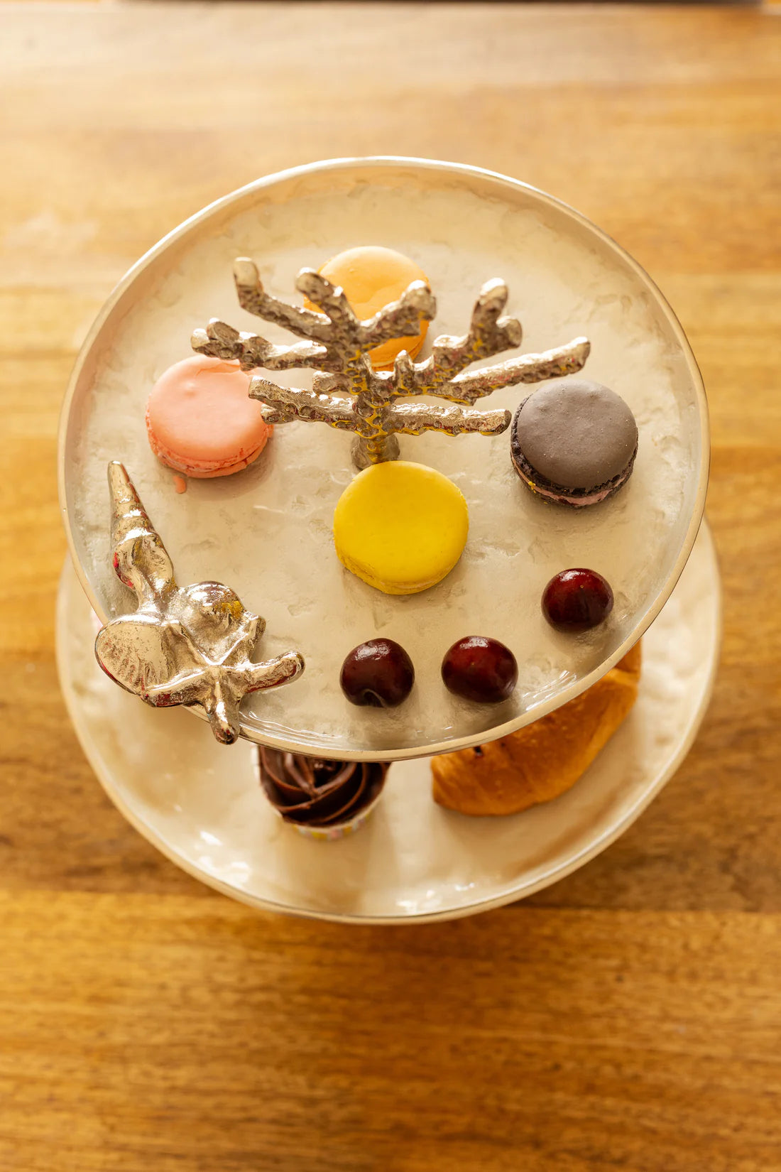 Aluminium 2 Tier cake stand / Charlie (UHD) Urban Nivasa