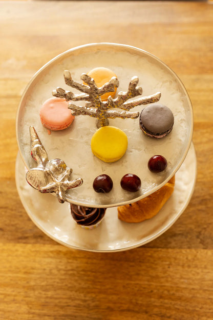 Aluminium 2 Tier cake stand / Charlie (UHD) Urban Nivasa