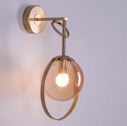 Aura Linear Glass Pillar Wall Light - 8.6in * 15in (J)