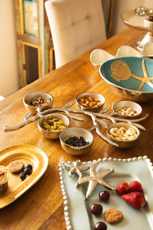 Aluminium 6 Dip Leafy Branch Server (UHD) Urban Nivasa