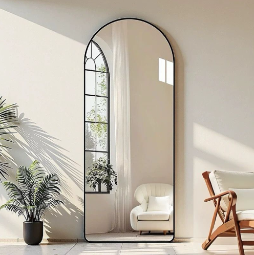 Modern Full-Length Arched Mirror (Explosion-Proof) (LL)