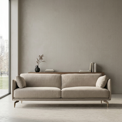 Arden Mid-Century Fabric 2-Seater Sofa (1800mm) - (NO)