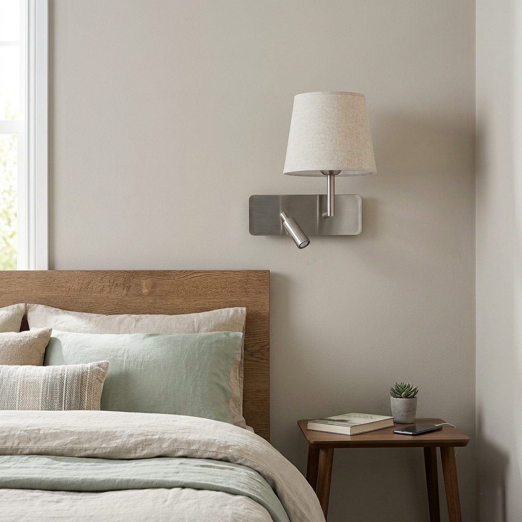 Aura Bedside Reading Wall Sconce Wall Light - 11.5in * 10.5in (J)