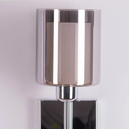 Aura Double-Glass Torch Sconce Wall Light - 5in * 18in (J)