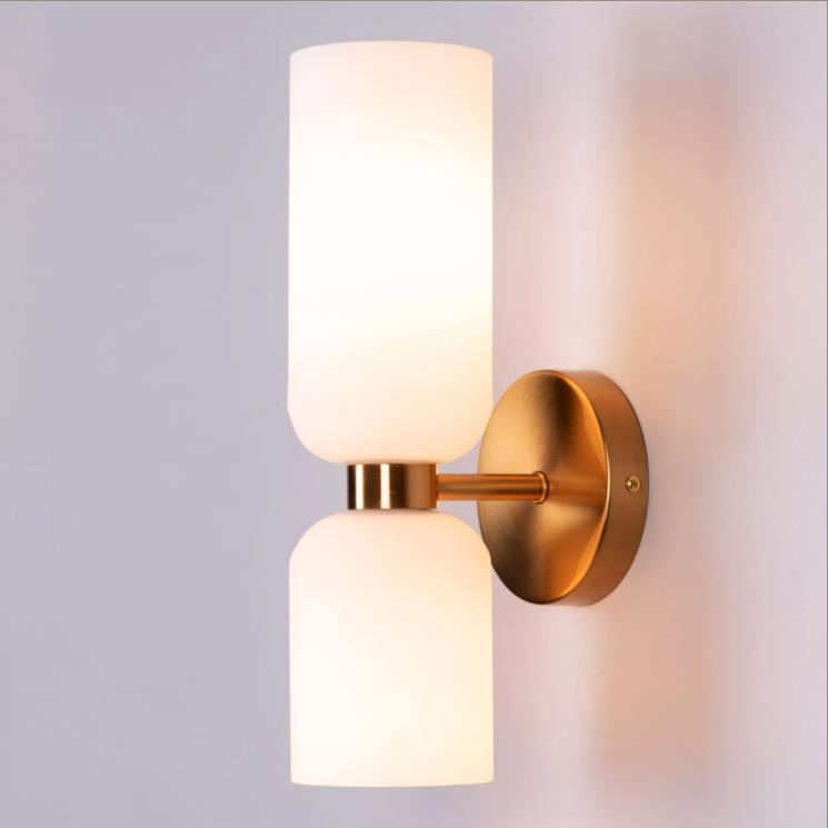 Aura Twin-Cylinder Sconce Wall Light - 4.7in * 14.1in (J)