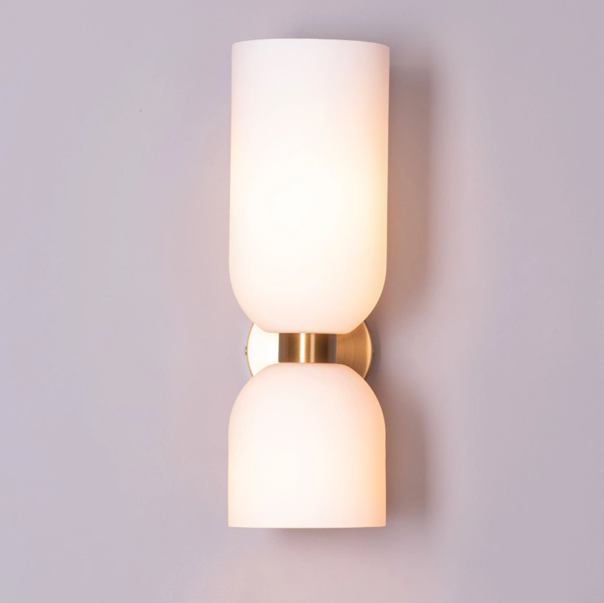 Aura Twin-Cylinder Sconce Wall Light - 4.7in * 14.1in (J)