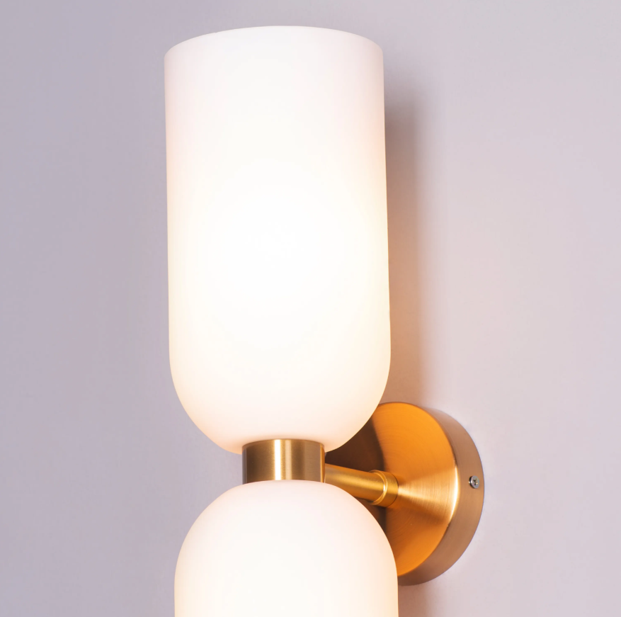 Aura Twin-Cylinder Sconce Wall Light - 4.7in * 14.1in (J)