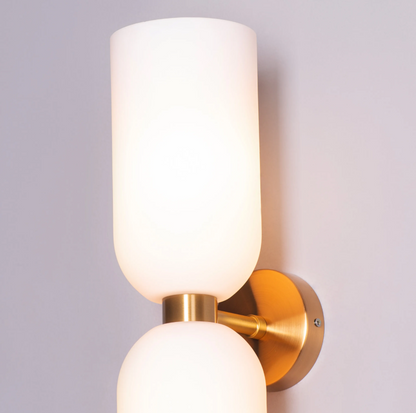 Aura Twin-Cylinder Sconce Wall Light - 4.7in * 14.1in (J)