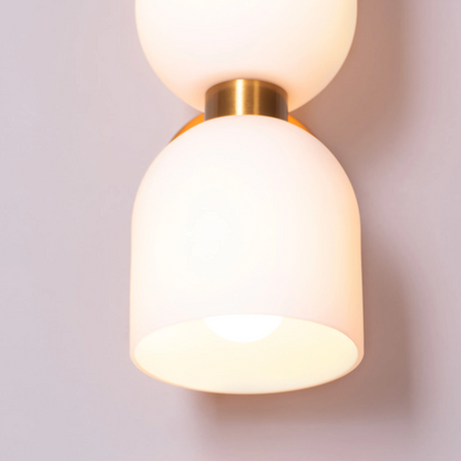 Aura Twin-Cylinder Sconce Wall Light - 4.7in * 14.1in (J)