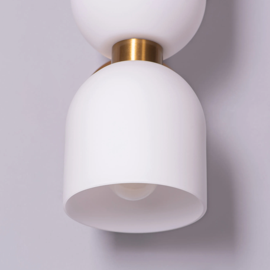 Aura Twin-Cylinder Sconce Wall Light - 4.7in * 14.1in (J)