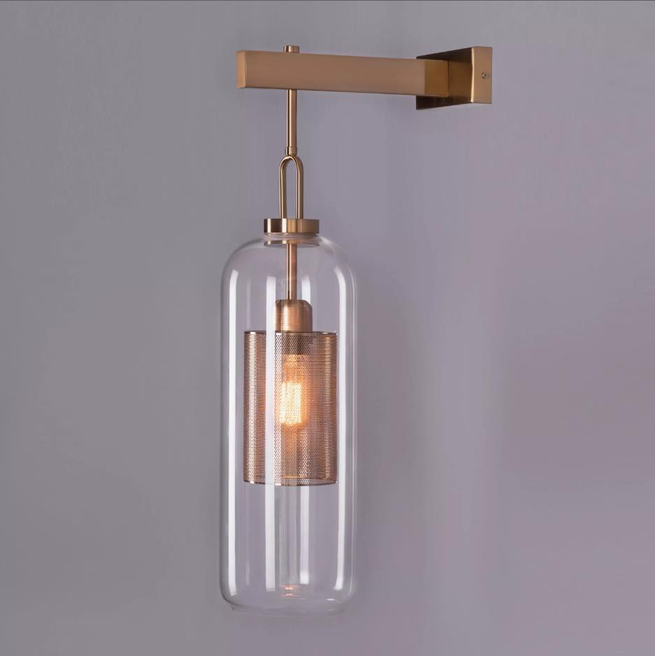 Aurelian Mesh Capsule Sconce Wall Light - 6in * 24in (J)