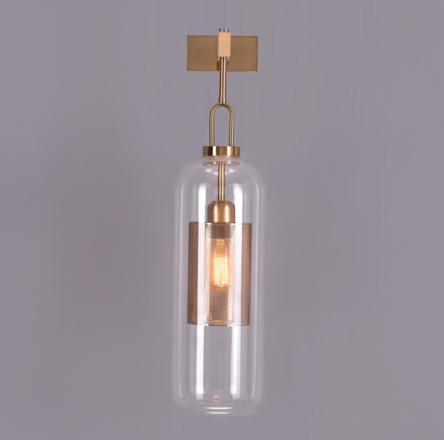 Aurelian Mesh Capsule Sconce Wall Light - 6in * 24in (J)