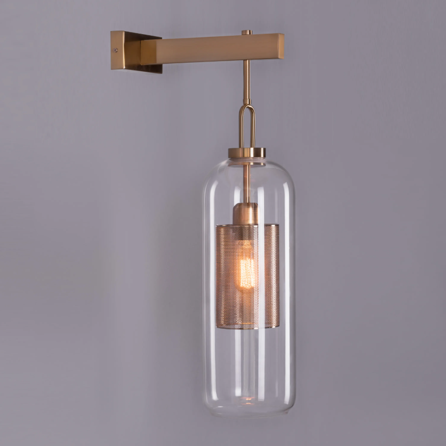 Aurelian Mesh Capsule Sconce Wall Light - 6in * 24in (J)