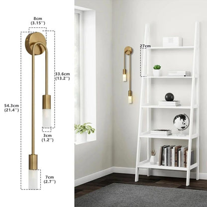 Aurelian Twin Glow Modern Wall Light - 8in * 21.4in (J)