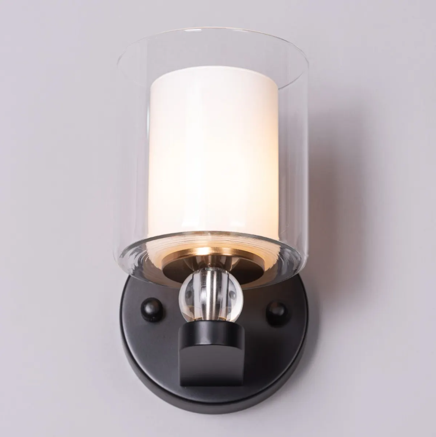 Aurora Crystal Pillar Sconce Wall Light - 4.75in * 8in (J)