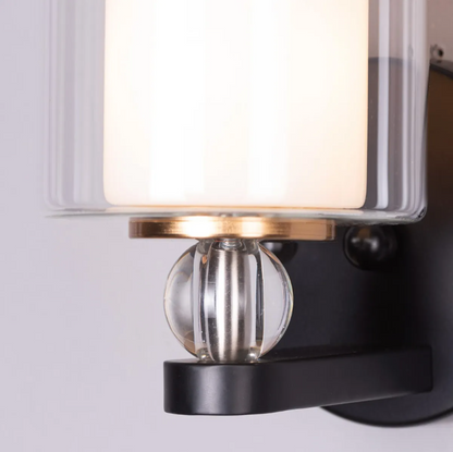 Aurora Crystal Pillar Sconce Wall Light - 4.75in * 8in (J)