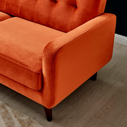 Bani 2-Seater Upholstered Sofa W 129 x D 84 x H 80 cm - (OT)