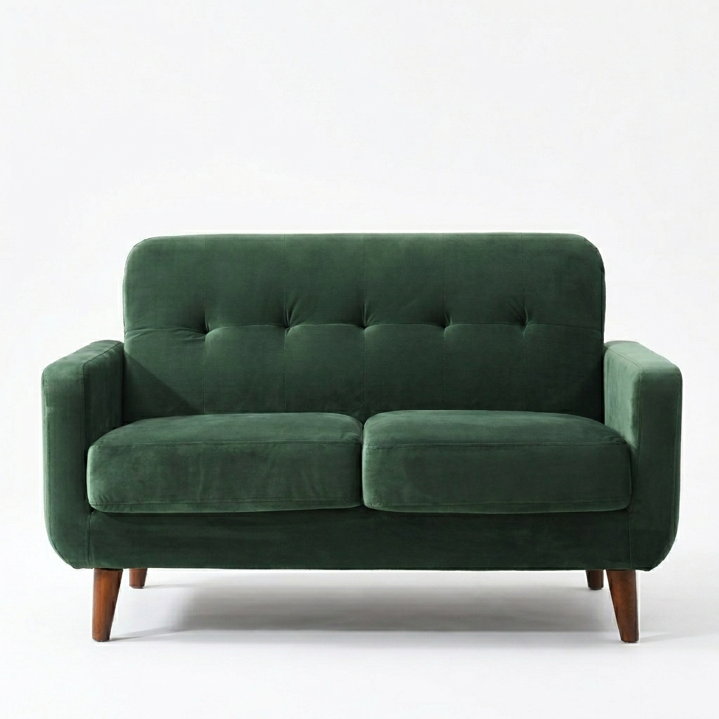 Bani 2-Seater Upholstered Sofa W 129 x D 84 x H 80 cm - (OT)