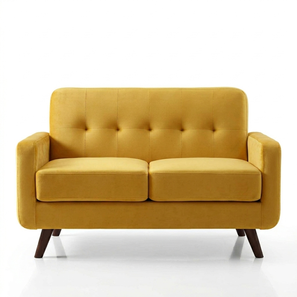 Bani 2-Seater Upholstered Sofa W 129 x D 84 x H 80 cm - (OT)