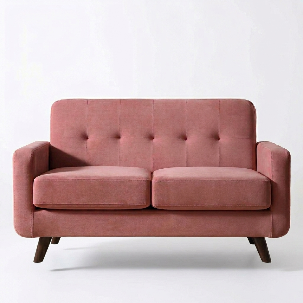 Bani 2-Seater Upholstered Sofa W 129 x D 84 x H 80 cm - (OT)