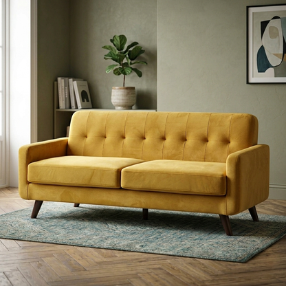 Bani 3-Seater Upholstered Sofa W 180 x D 84 x H 80 cm - (OT)