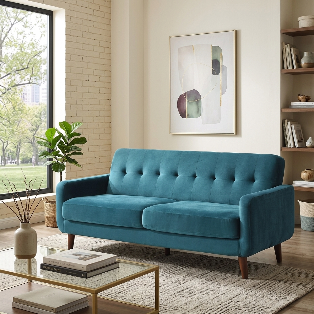 Bani 3-Seater Upholstered Sofa W 180 x D 84 x H 80 cm - (OT)