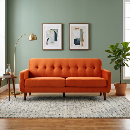 Bani 3-Seater Upholstered Sofa W 180 x D 84 x H 80 cm - (OT)