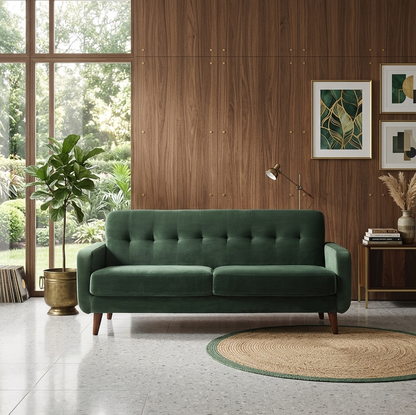 Bani 3-Seater Upholstered Sofa W 180 x D 84 x H 80 cm - (OT)