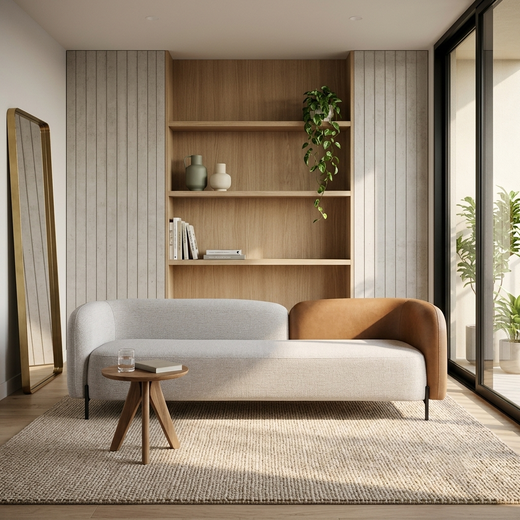 Brando Scoop Low-Profile 2- Seater Sofa (1800mm) - (NO)