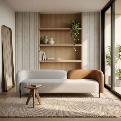 Brando Scoop Low-Profile 2- Seater Sofa (1800mm) - (NO)